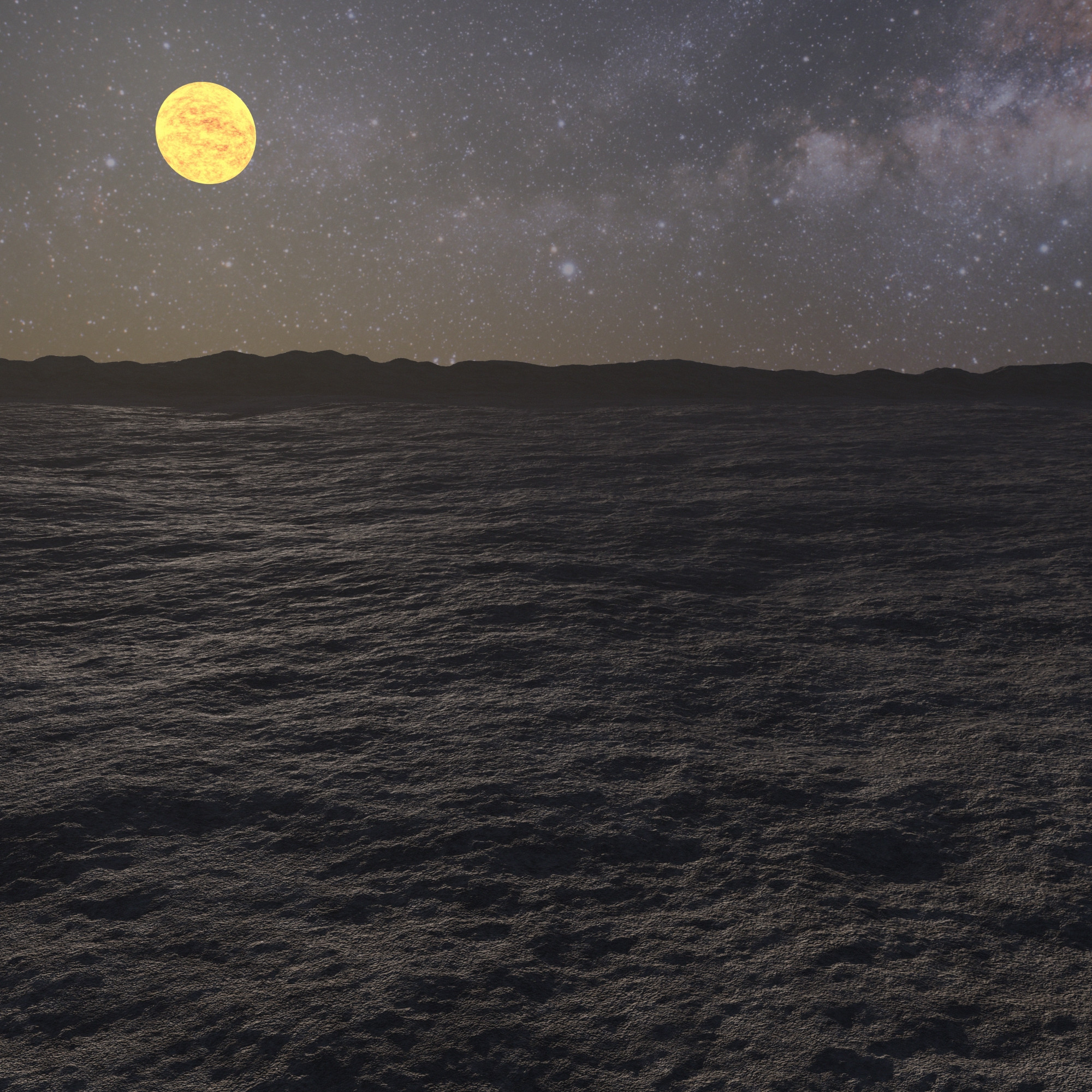Alien Planet / Landscape 3D Model