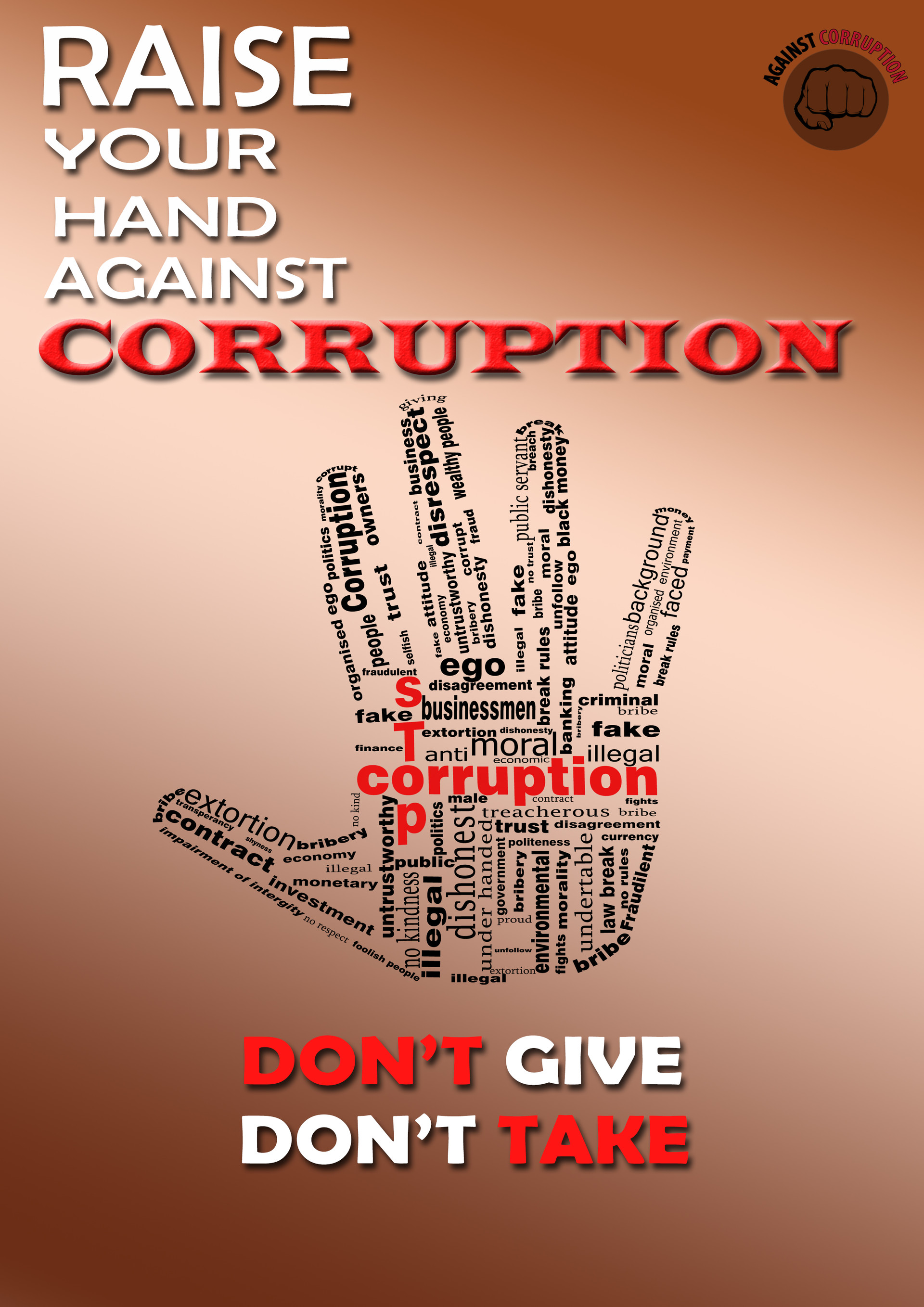 Artstation Poster On Corruption Ankit Mattoo .for international anti corruption day and international day against corruption poster design. poster on corruption ankit mattoo