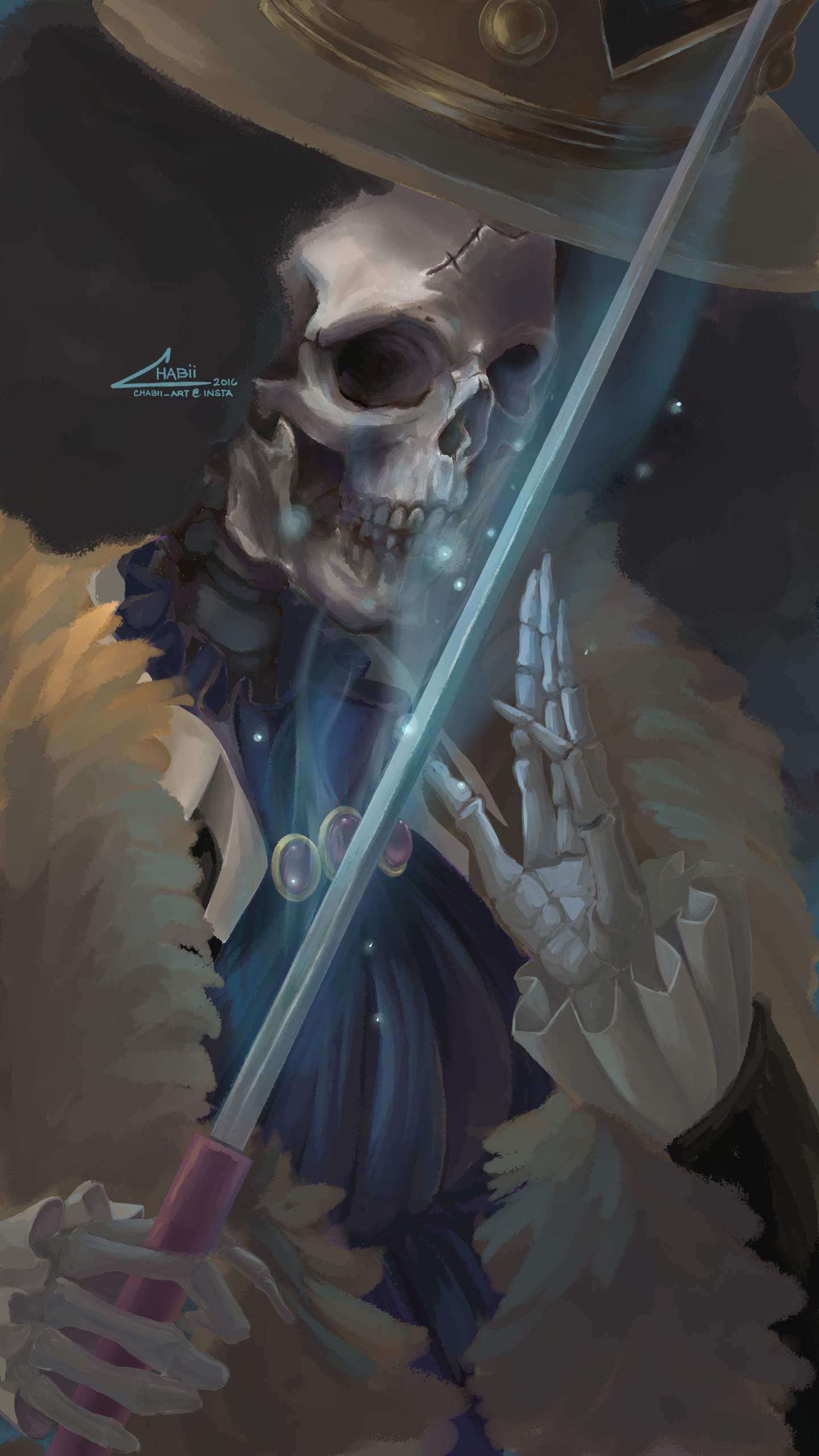ArtStation - brook from one piece
