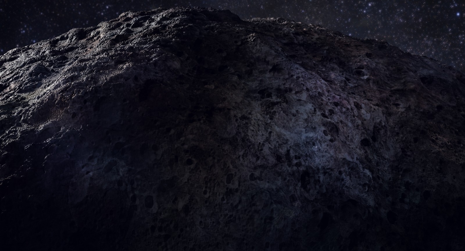 Metal Asteroid 3D Model