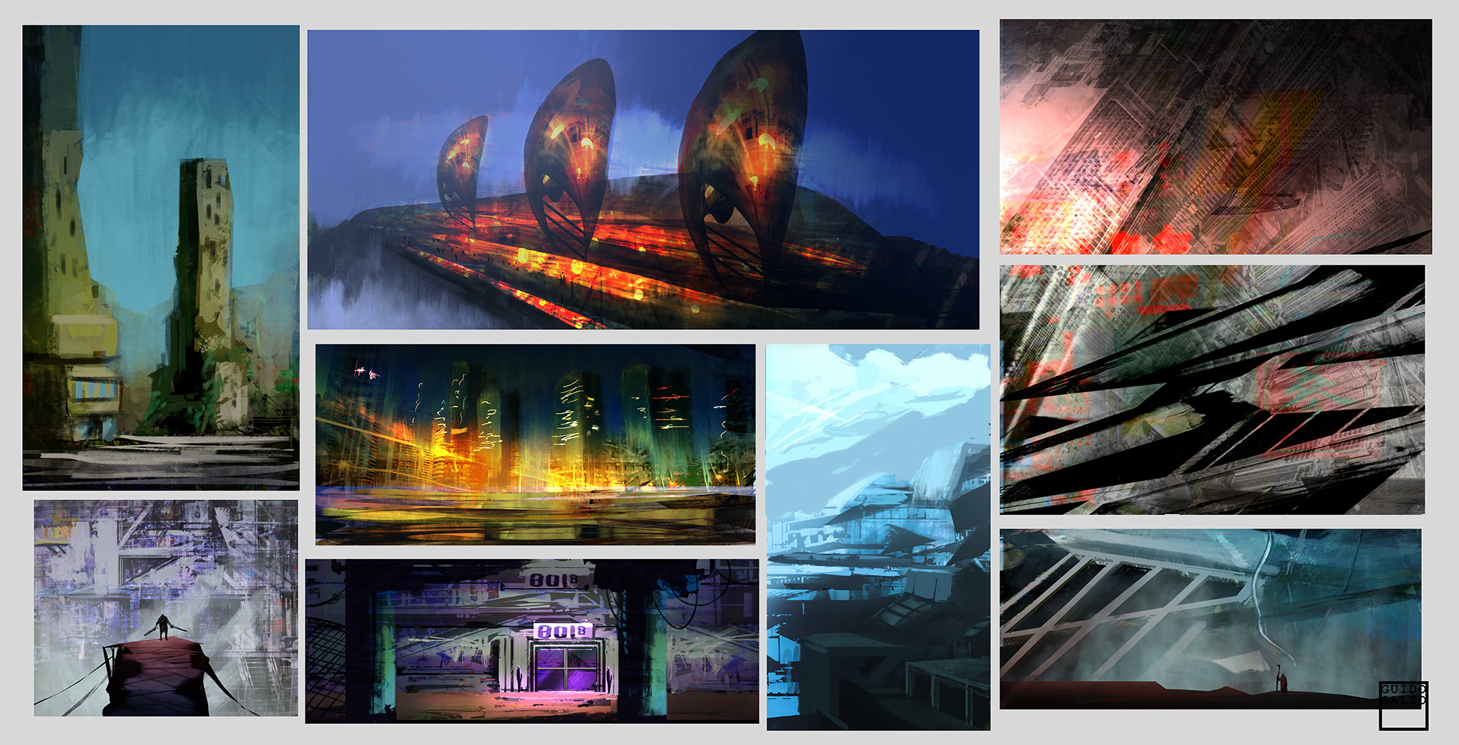 Abstract SciFi Composition Thumbnails