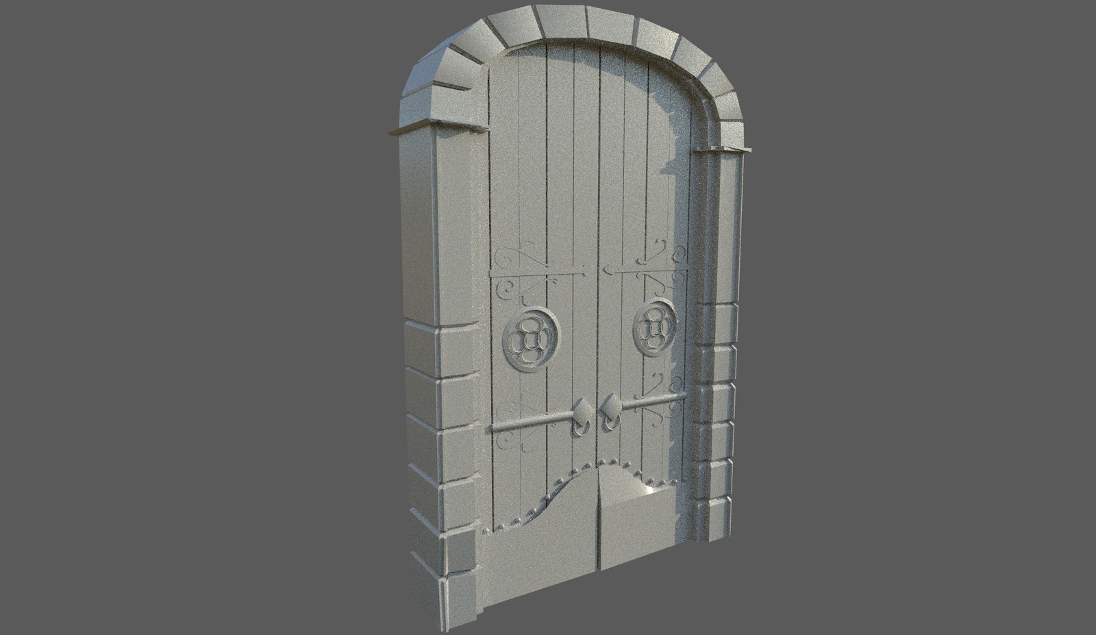 Render not textured.