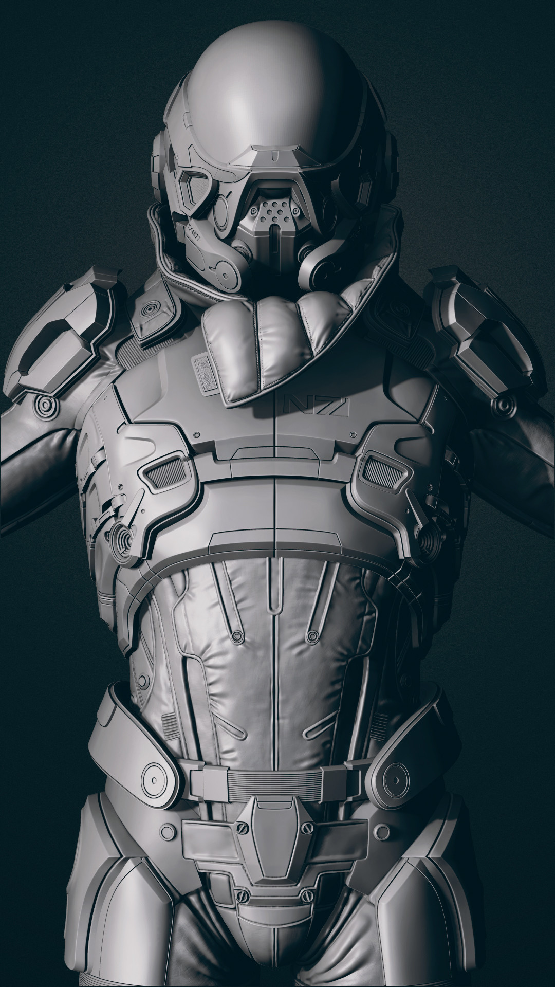 Artstation Mass Effect Andromeda Pathfinder Armor Wip Anton Krasko