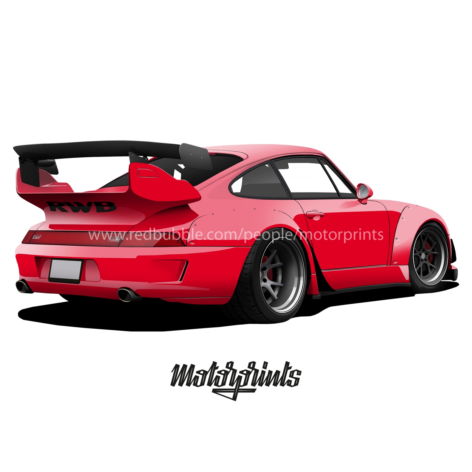 Motor Prints - RWB 911 (993) Motor Prints - RWB 911 (993)