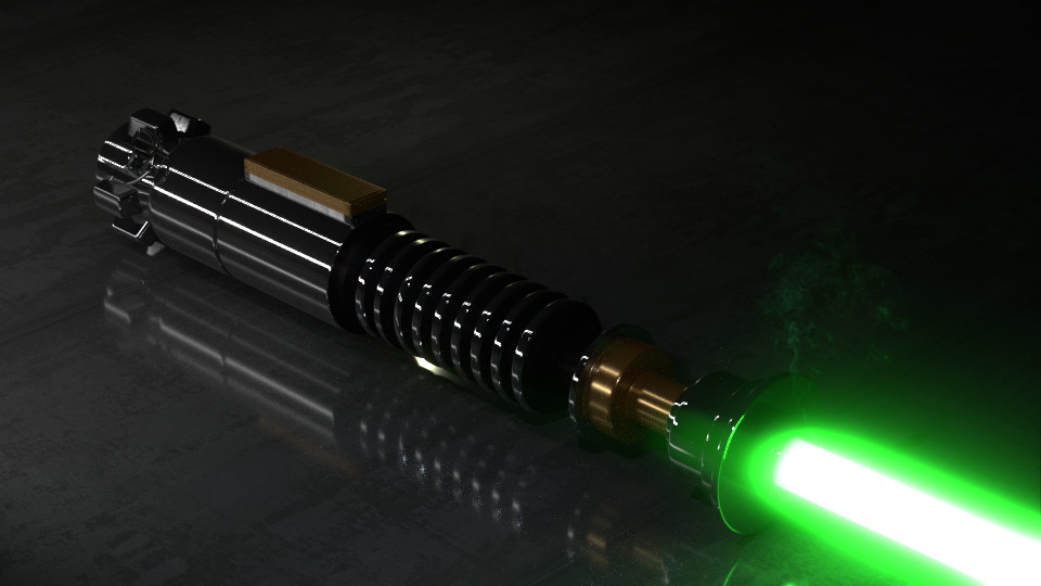 Artstation Luke Lightsaber Pedro Tavares