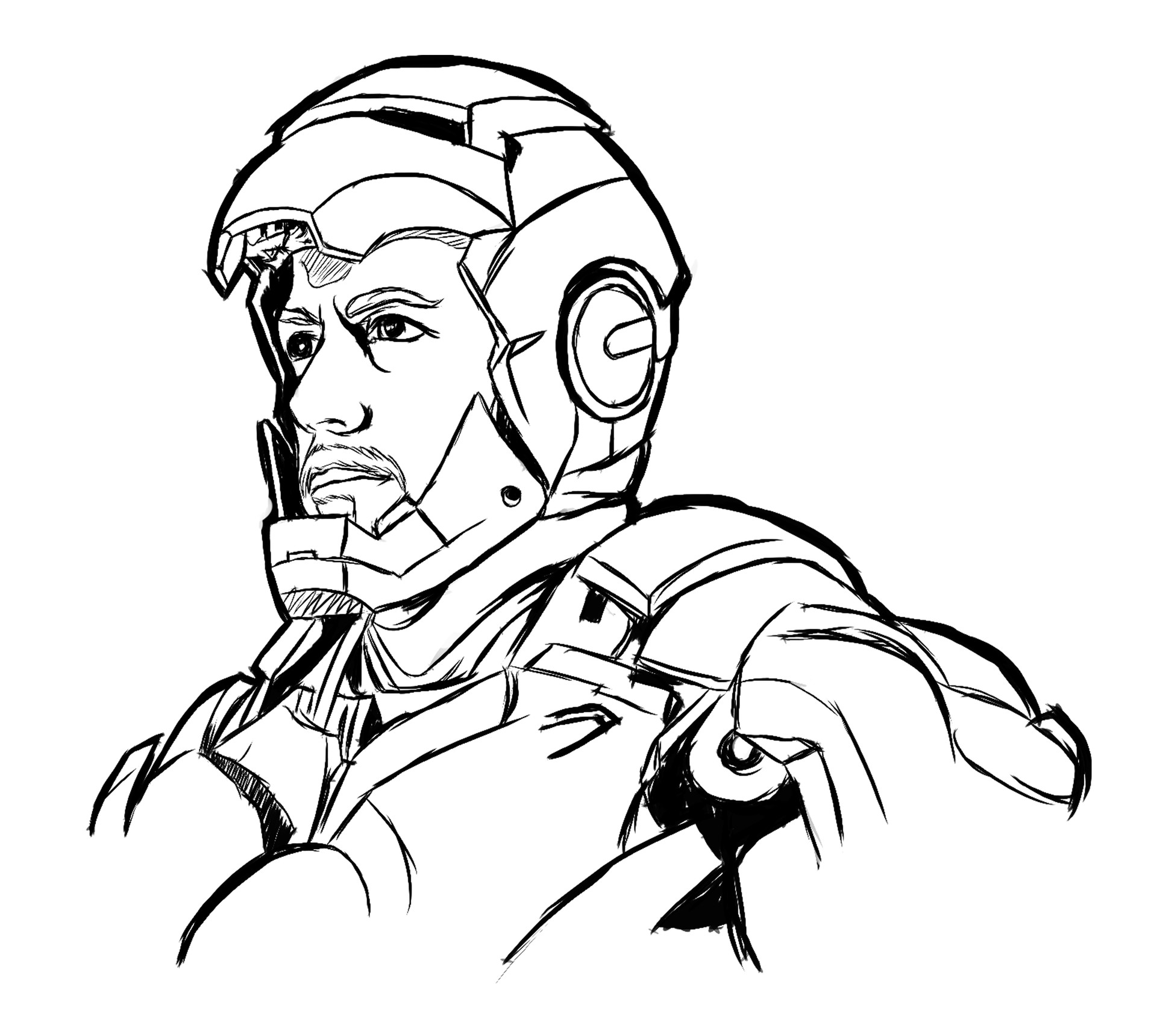 My Tony Stark Drawings - Pencil Sketch - Tony (Avengers 2) - Wattpad