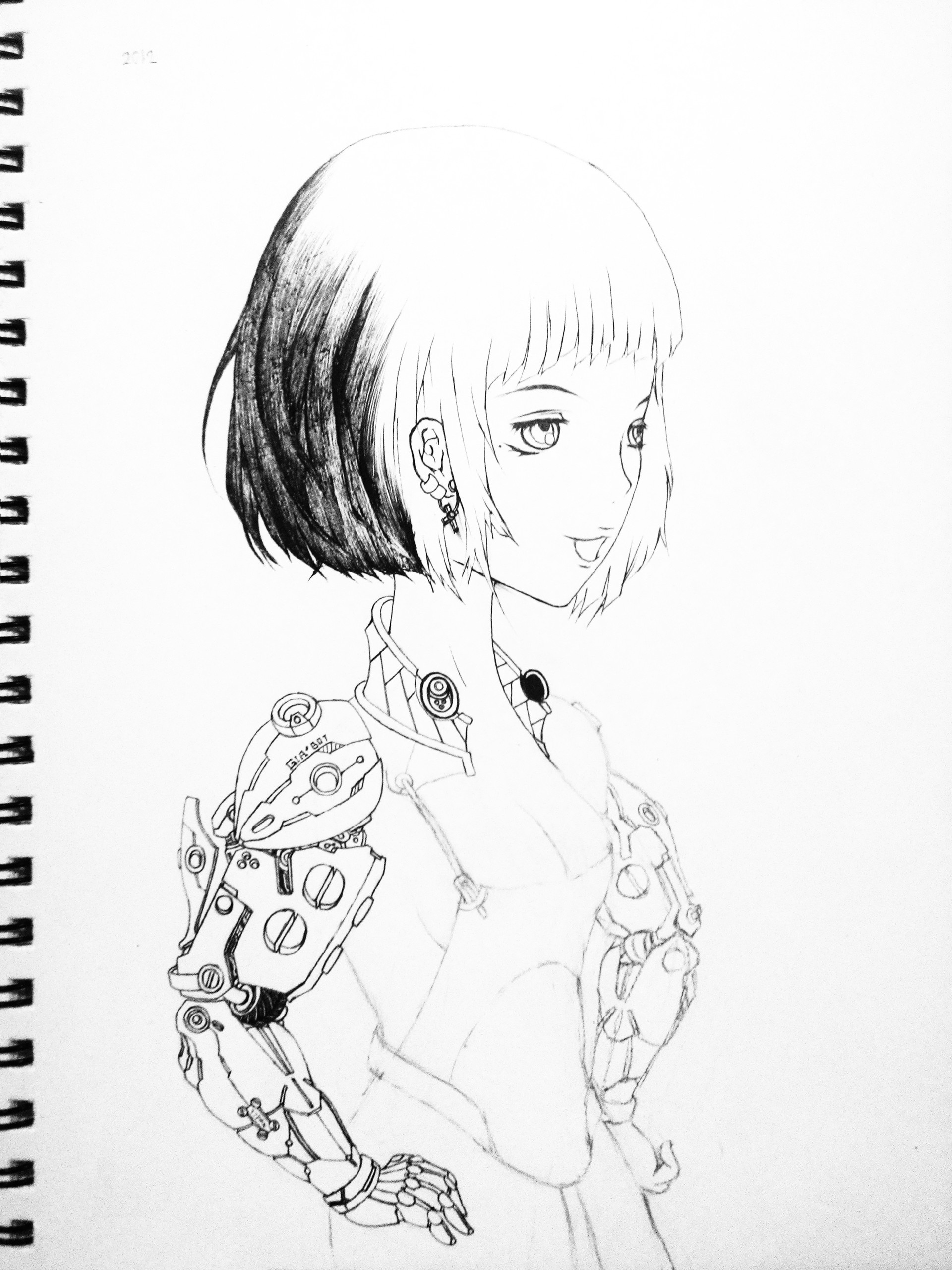 MIUFFY ILLUSTRATION S E M I G I A ` B O T / 半機系列 （ F E M A L E ） N O . 0 2