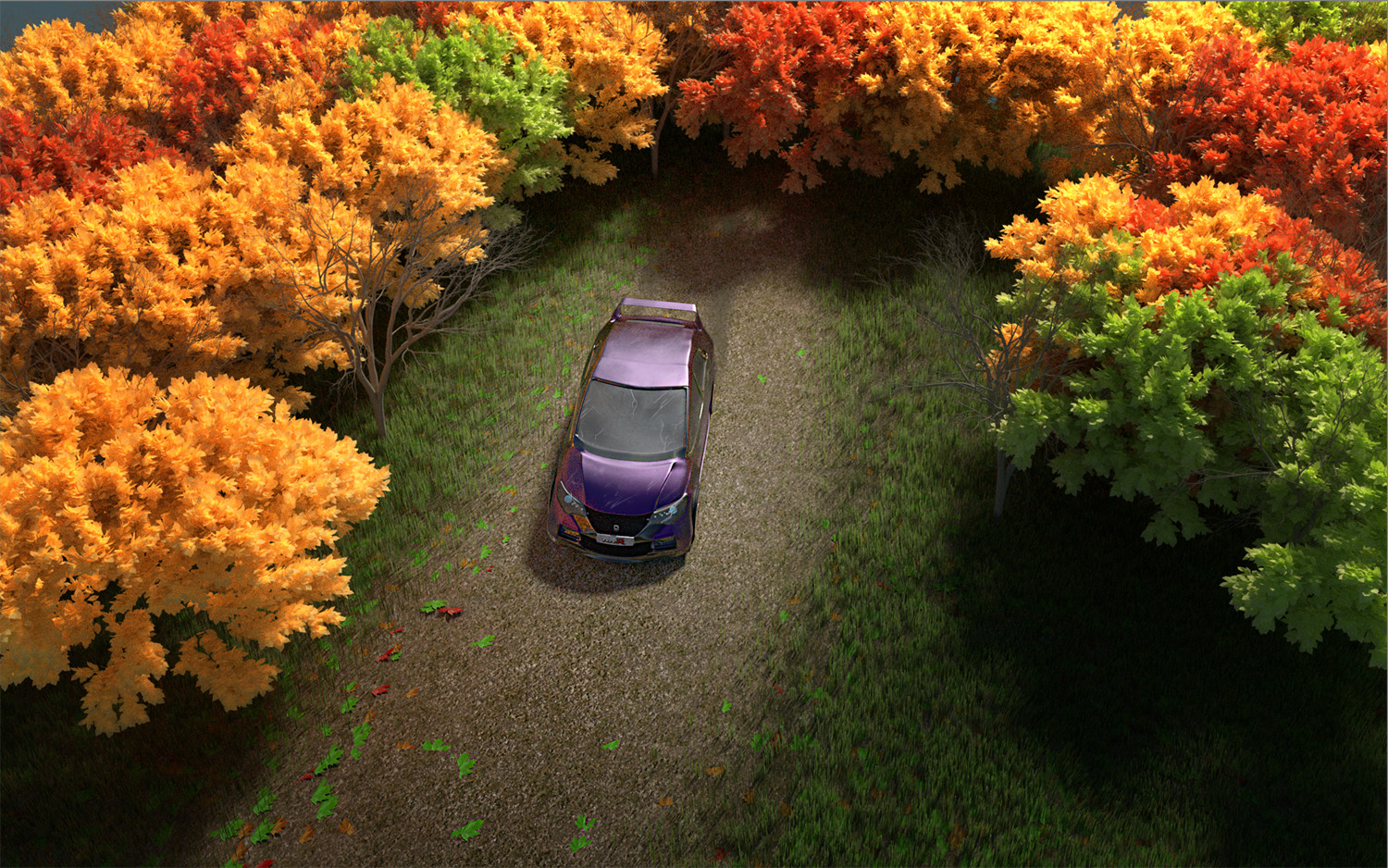 ArtStation - Project Visual fall render