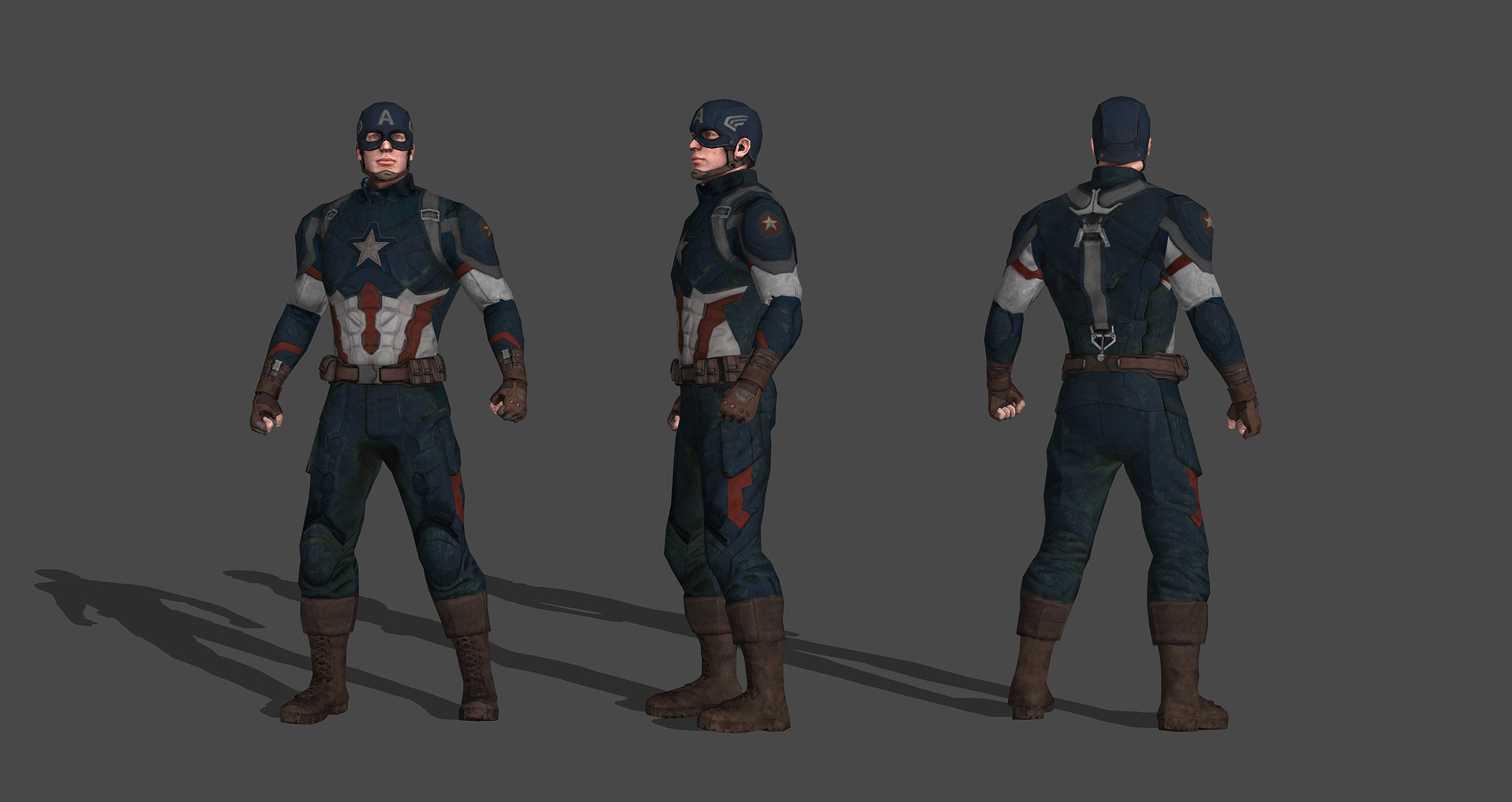 Ivan Dedov - Bucky Barnes Captain America (Combat suit)