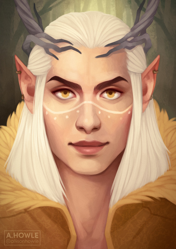 Allison Howle D&D Portrait Alisair, the Archfey