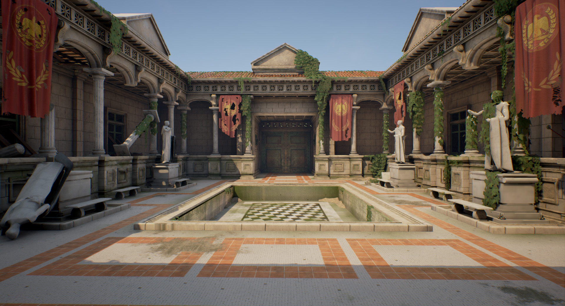 Artstation Roman Villa Tom Woolley