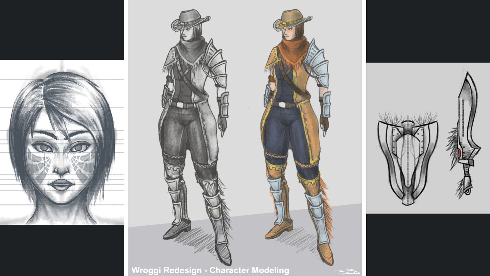 Some Concept Drawings! As you can probably tell, the modeling process saw some changes to the original design.