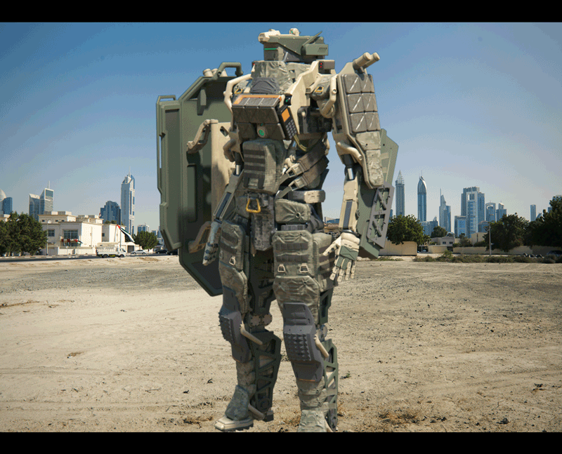 real robot soldier
