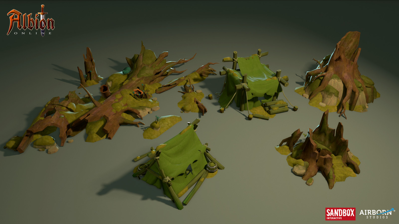 Albion Online: Forest Tents by Benjamin Sauder, Däivid Fraaß, Alexandra Graap and Jonas Kunert