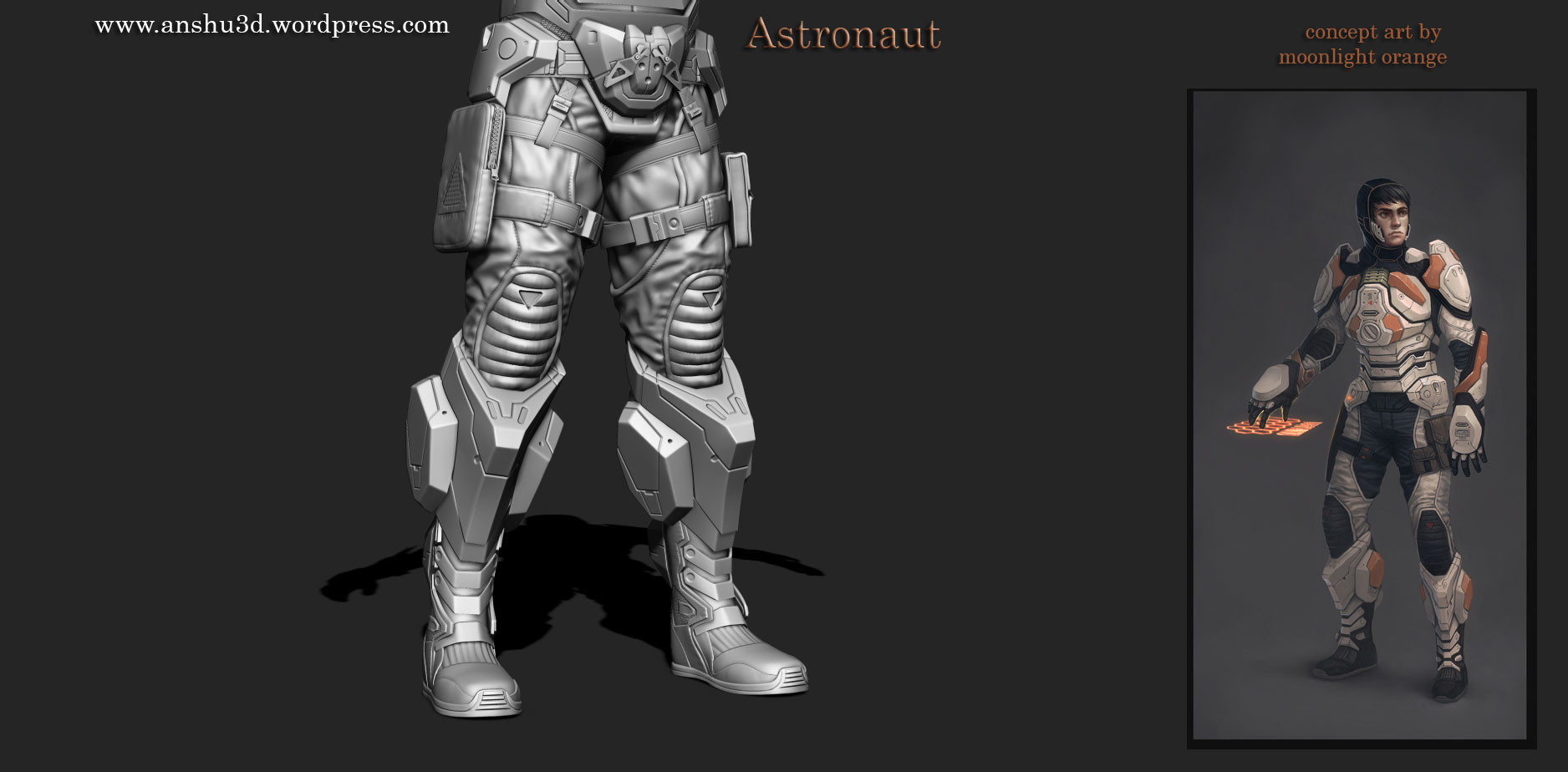 Artstation Astronaut Character Anshu Trivedi