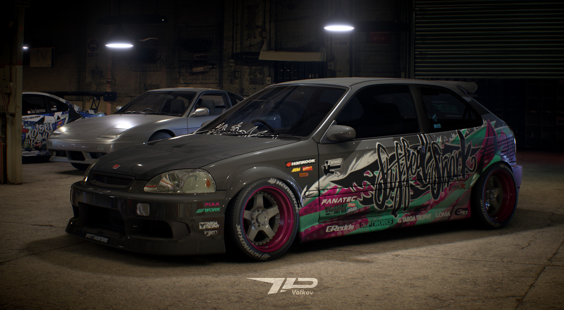 Artstation Honda Civic Ek9 Del Sol Body Kit