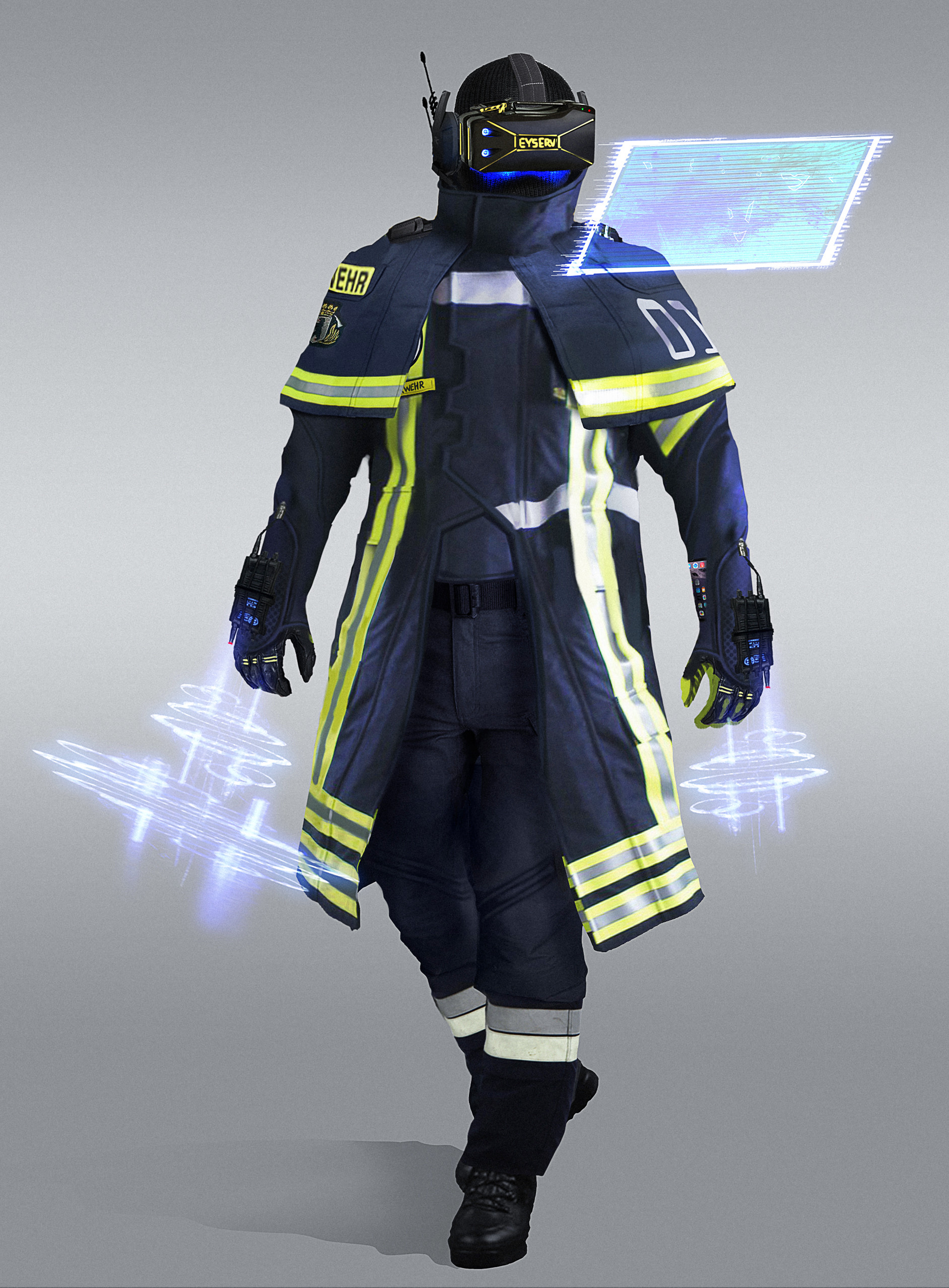 Futuristic Police Uniform