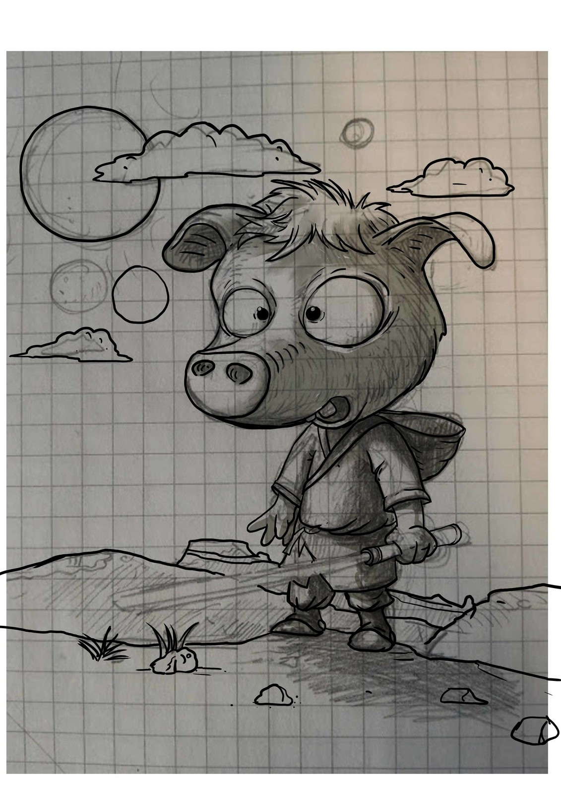 JEDI PIG _ sketch