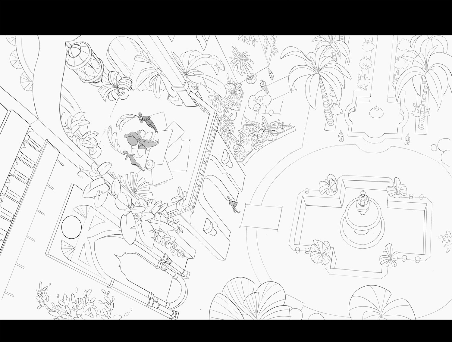 Went back and re-did the artwork clean, fixed some perspective issues