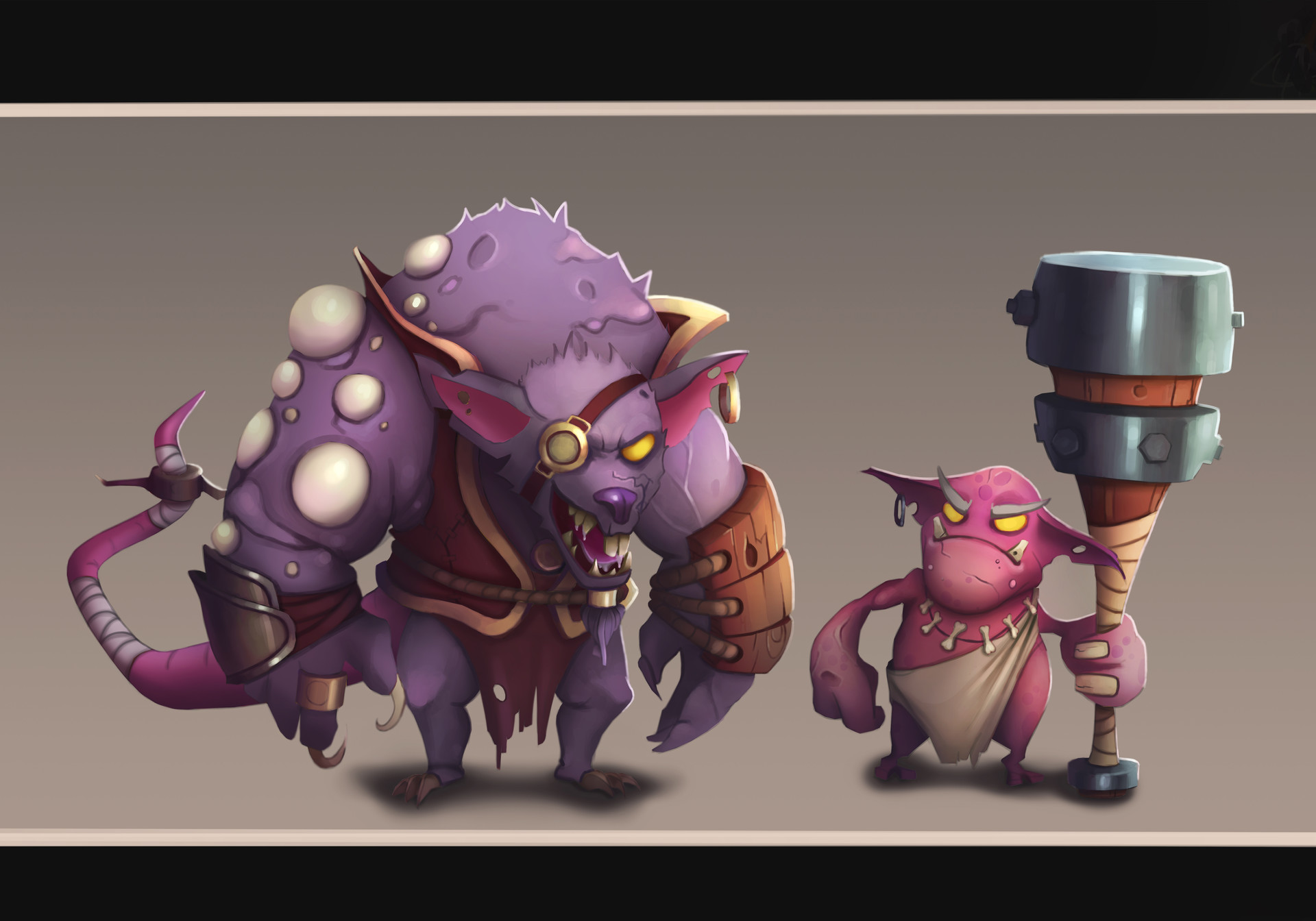 Artstation Old Buddies Dmitriy Panteleev