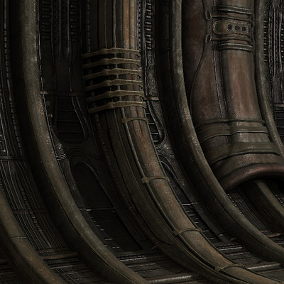 Aliens Colonial Marines - Derelict Ship Hallway - 2012