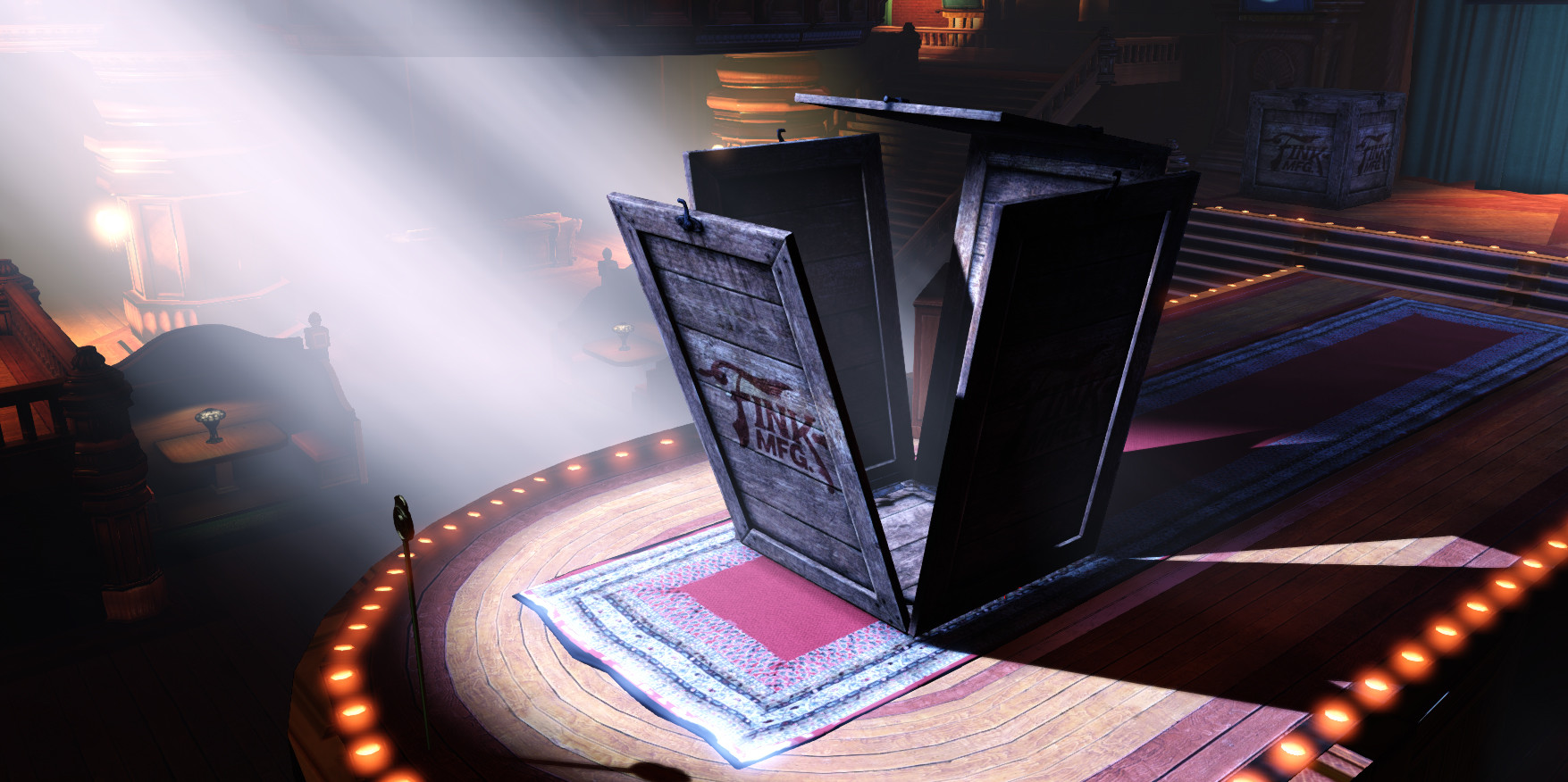 Bioshock Infinite's infinite space, bounded in a nutshell - Quarter to Three