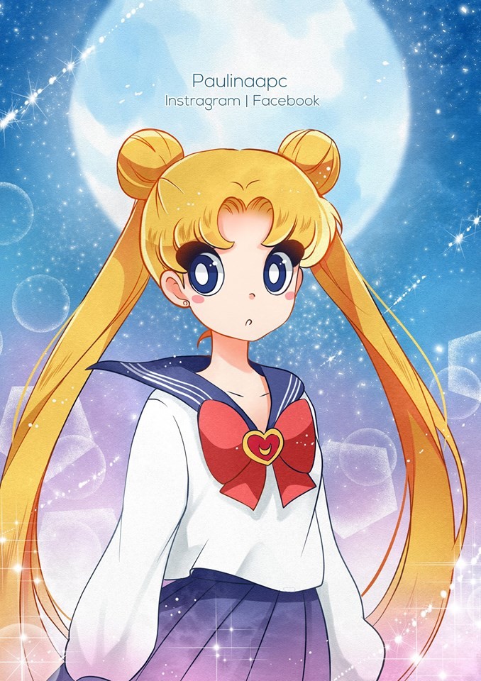 Artstation Sailor Moon Usagi Paulinaapc Art