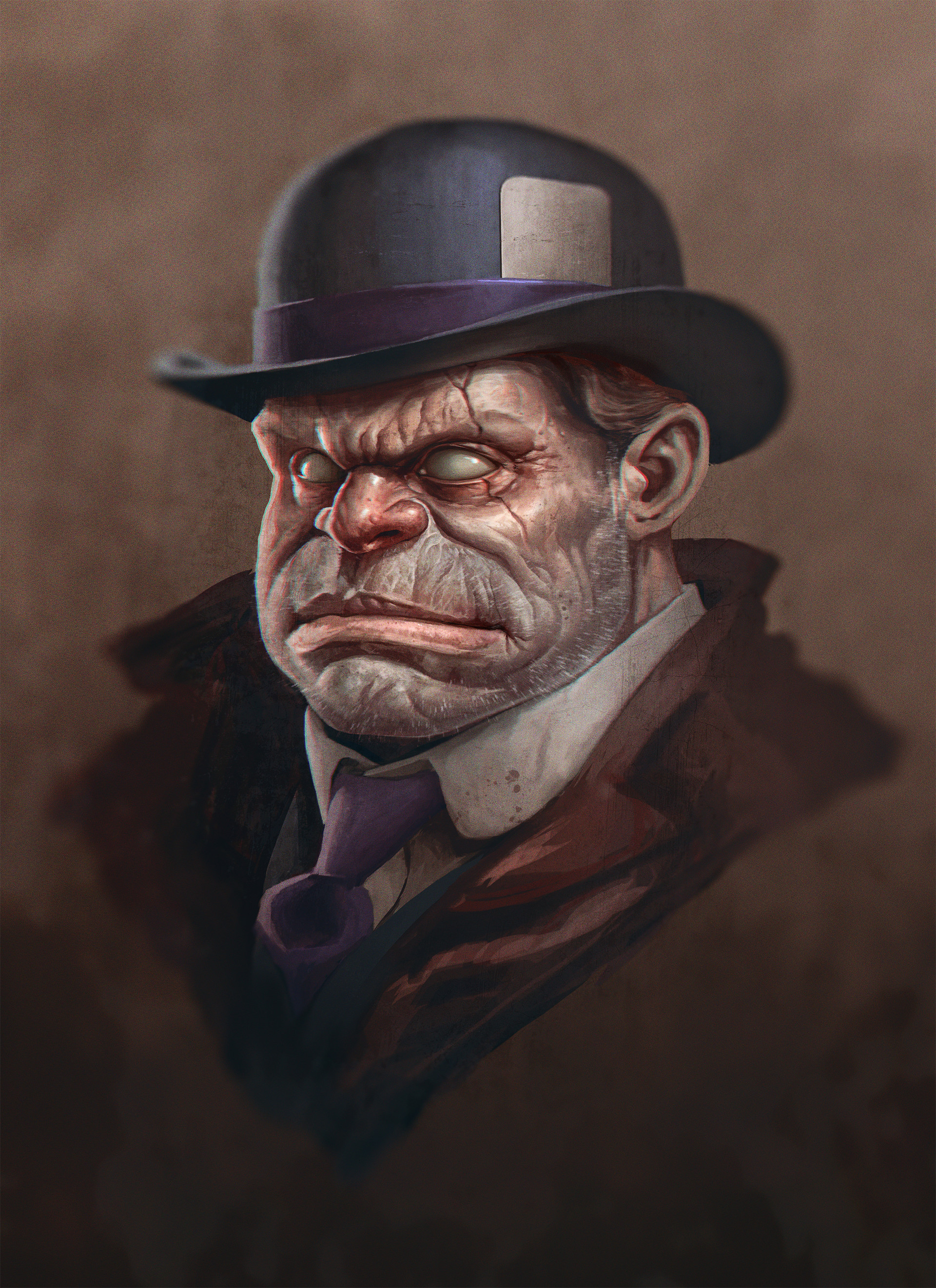 Bowler shop hat art
