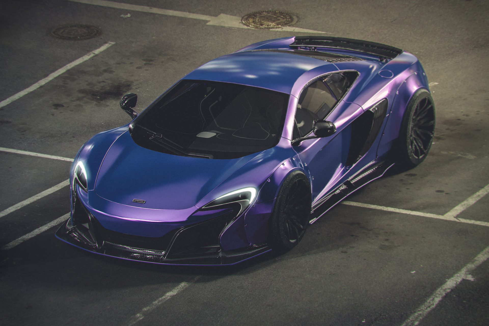 MCLAREN 650s Blue
