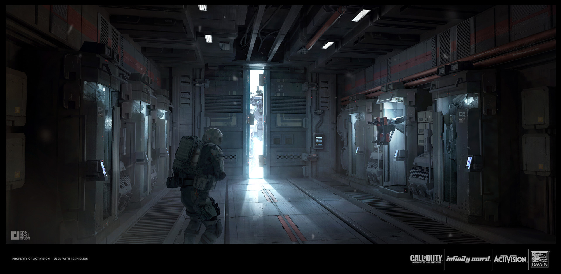 Artstation Call Of Duty Infinite Warfare Robotics Storage Mike Garn,Head Side Profile With Brain