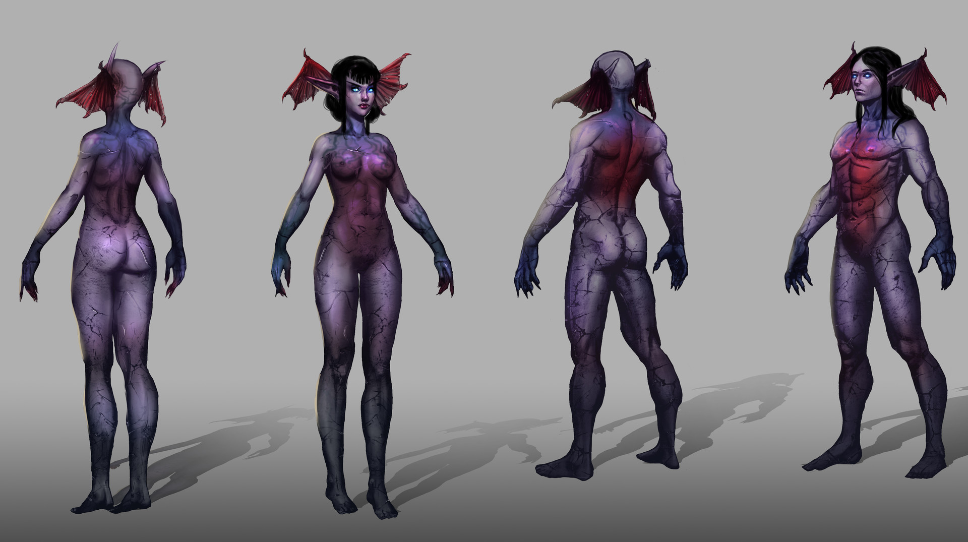 ArtStation - Darfallen-Blood Mage - World of Warcraft Class Final Project