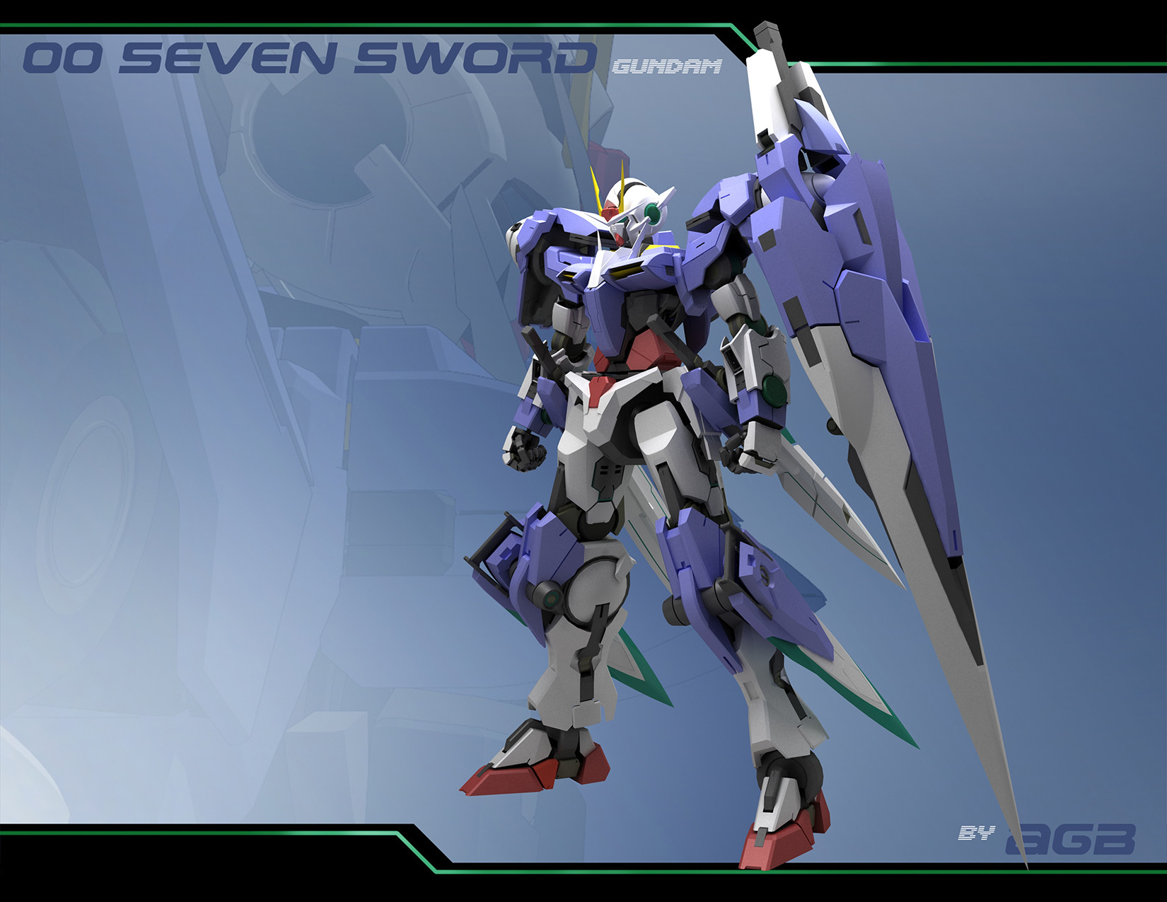 Arnesto Barraca 00 Seven Sword Gundam