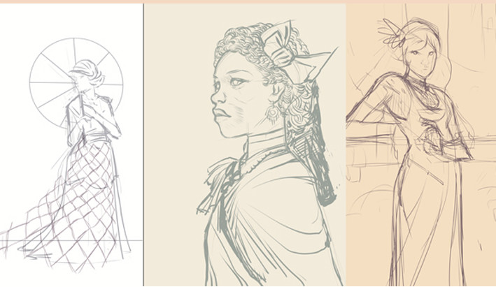 Croquis de la série
