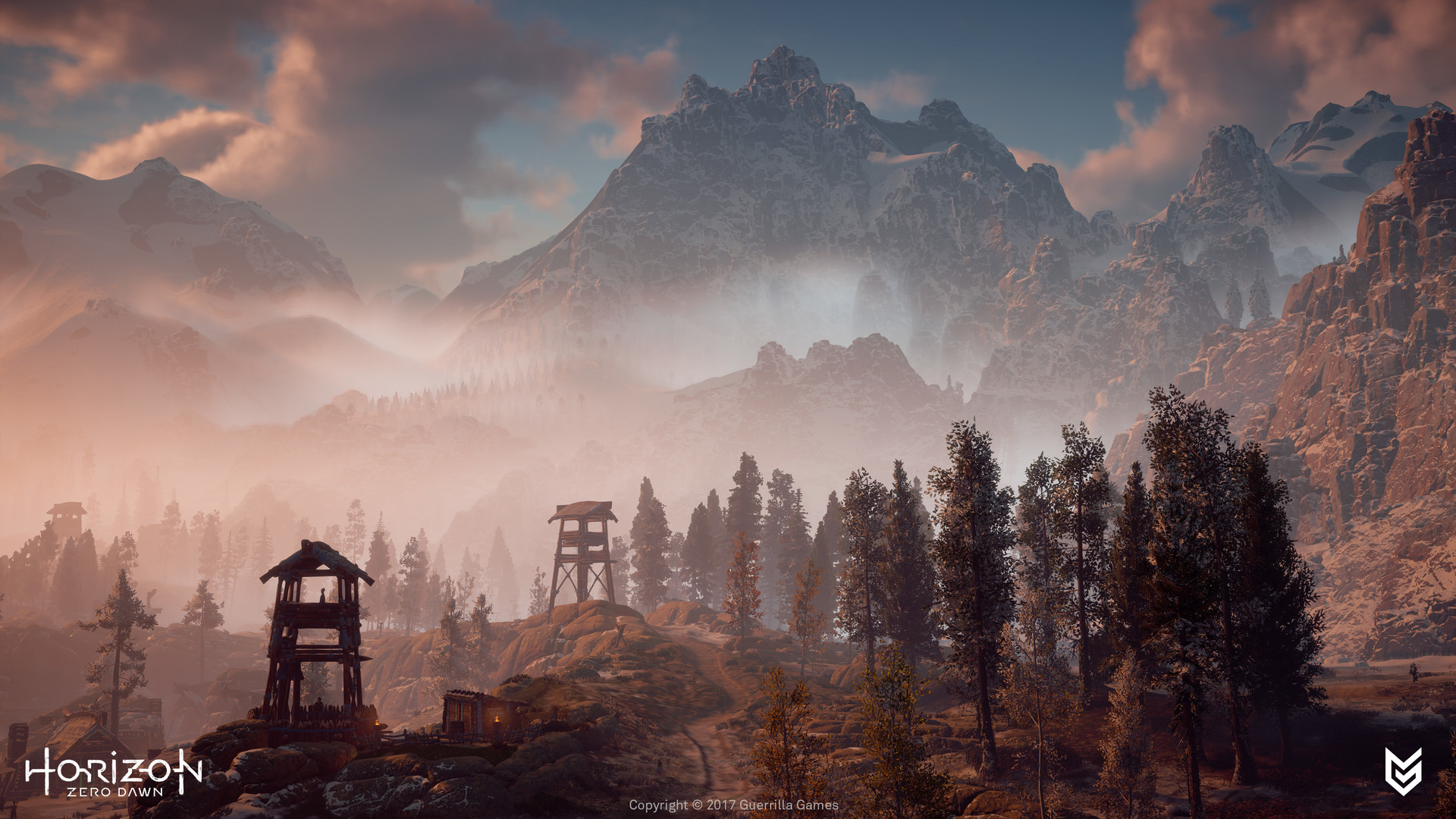 Artstation Horizon Zero Dawn Mountain Landscapes Lucas Bolt