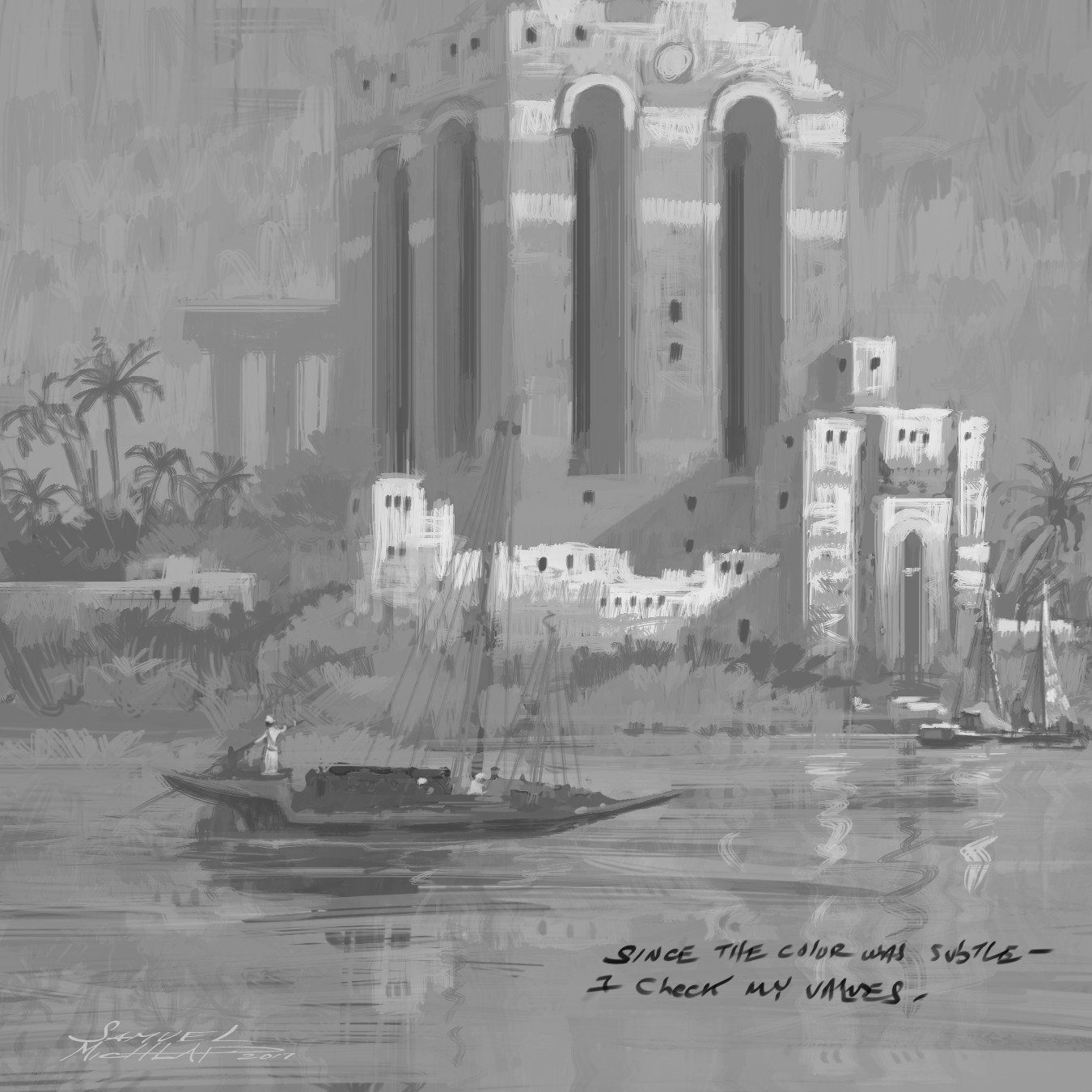 Along the Nile- checking my values