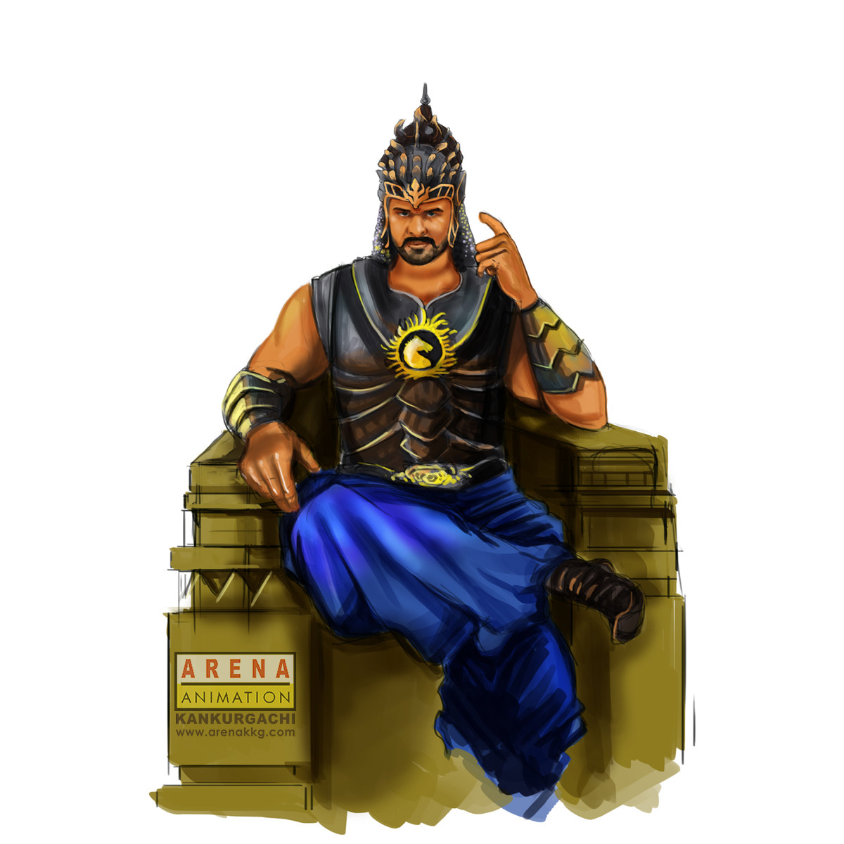 Artstation Bahubali Digital Painting Arena Kankurgachi