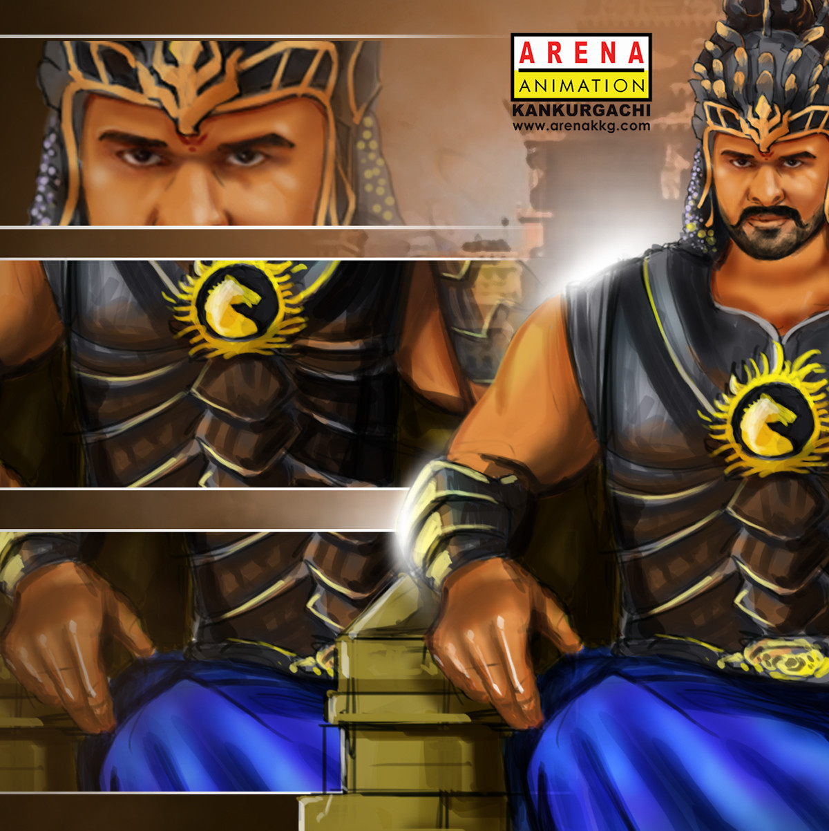 Artstation Bahubali Digital Painting Arena Kankurgachi