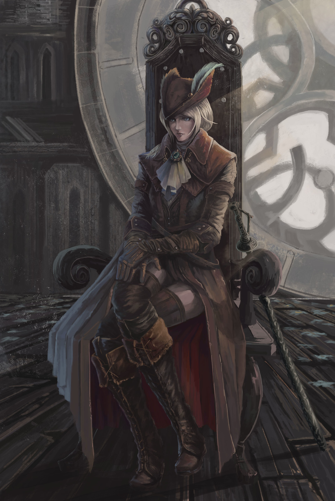 Artstation Bloodborne Lady Maria Xiong Chenwen
