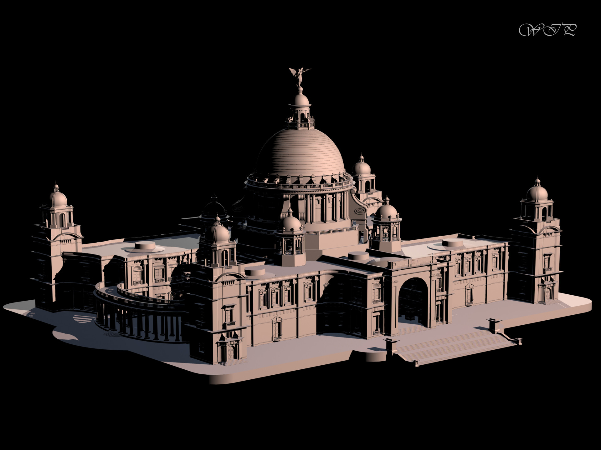 Artstation Victoria Memorial Kolkata Gopal Krishna Mallick