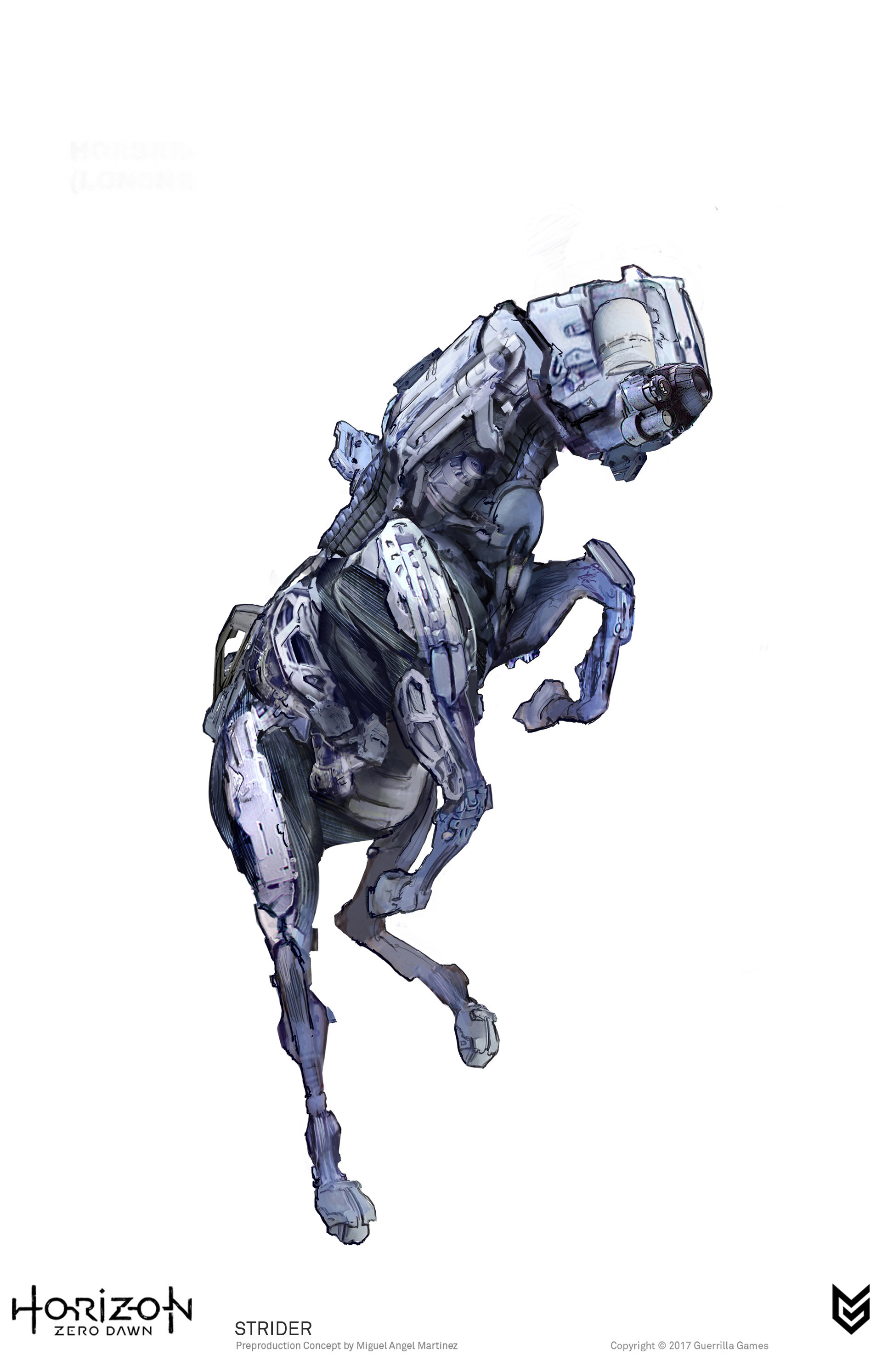 Artstation Horizon Zero Dawn Robots Miguel Martinez