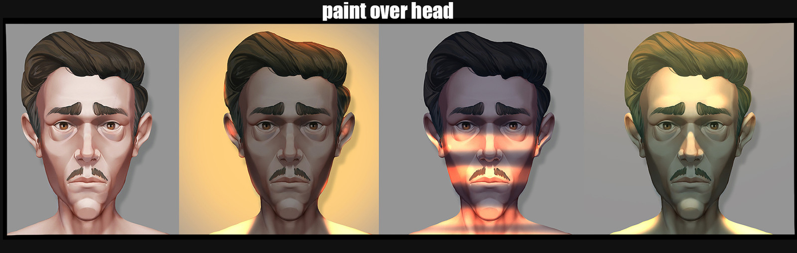 paintover 3D head