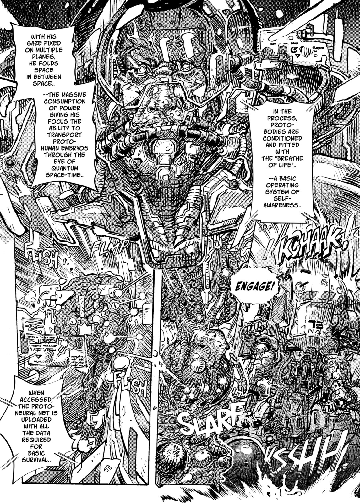 :: THE W O M B :: - Pg8 - The Overseer Navigator, and the proto-passenger.