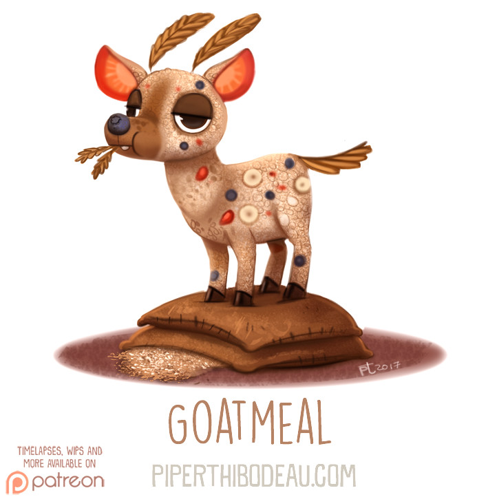 ArtStation - Daily Paint 1628. Goatmeal, Piper Thibodeau