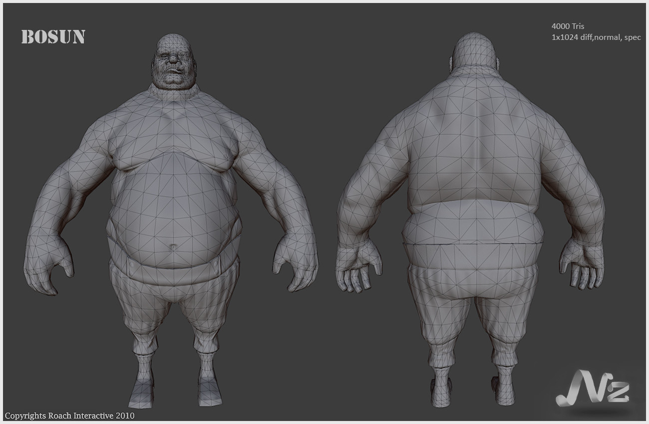Mohamed Nazeer In Game Character Models