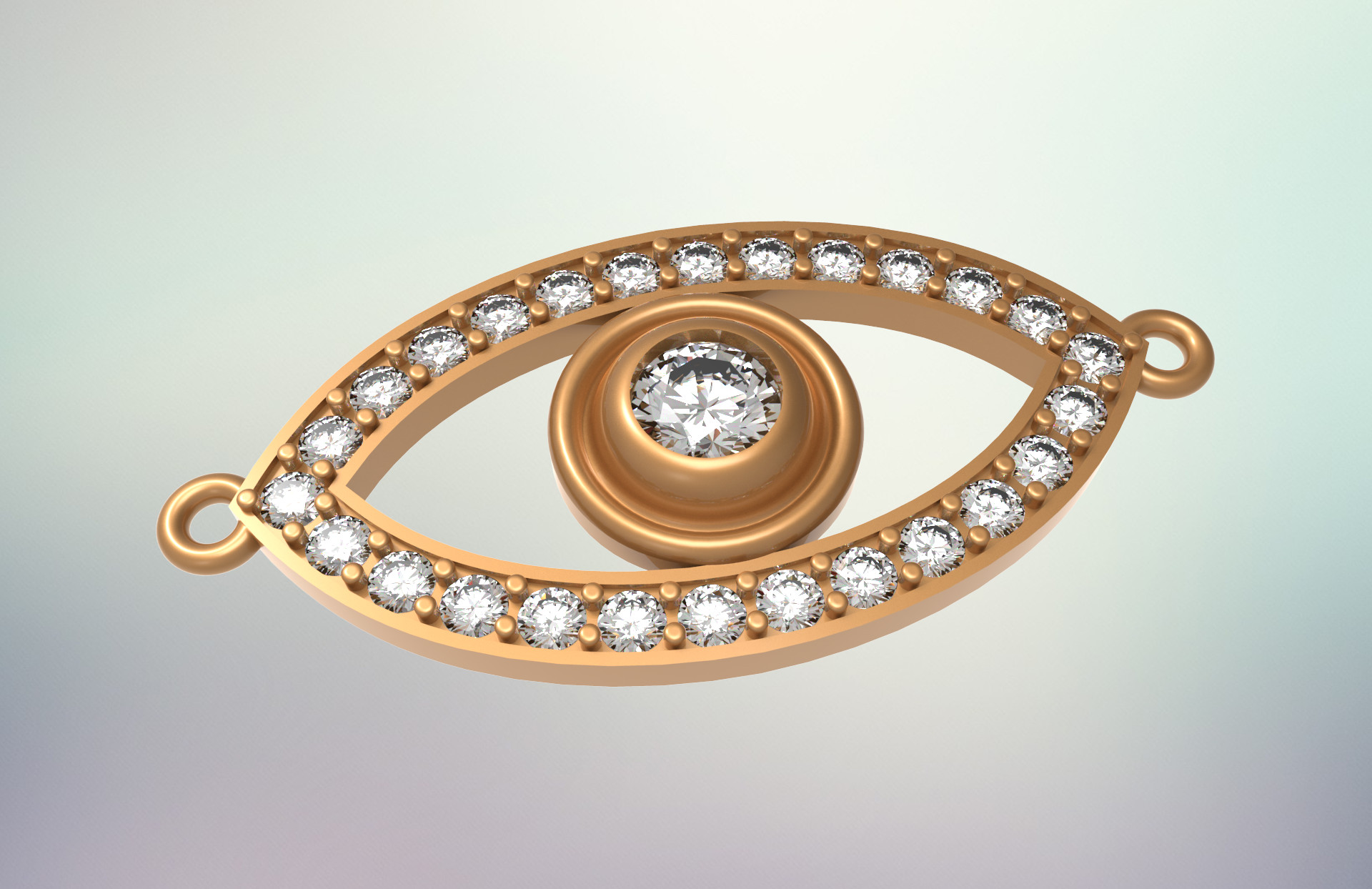 ArtStation Eye medallion, Gasan Kaimarazov