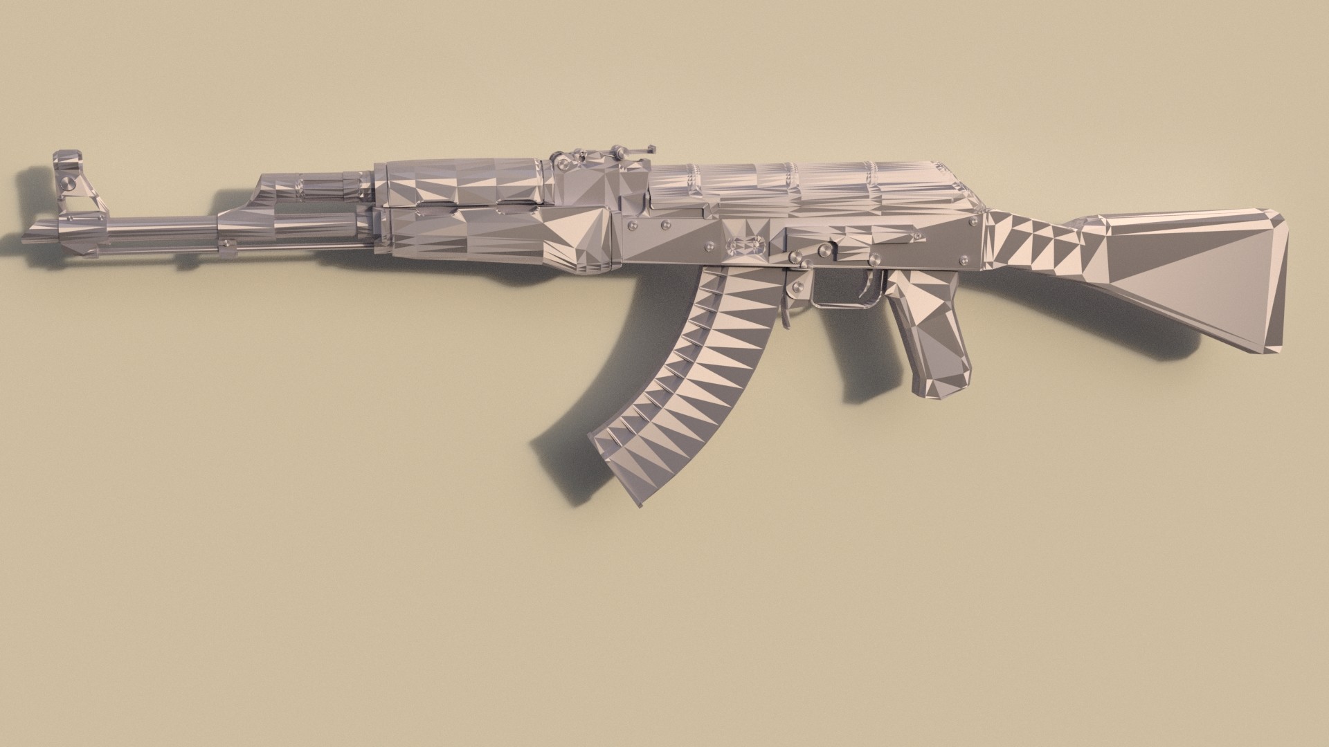 ArtStation - Silver Ak-47