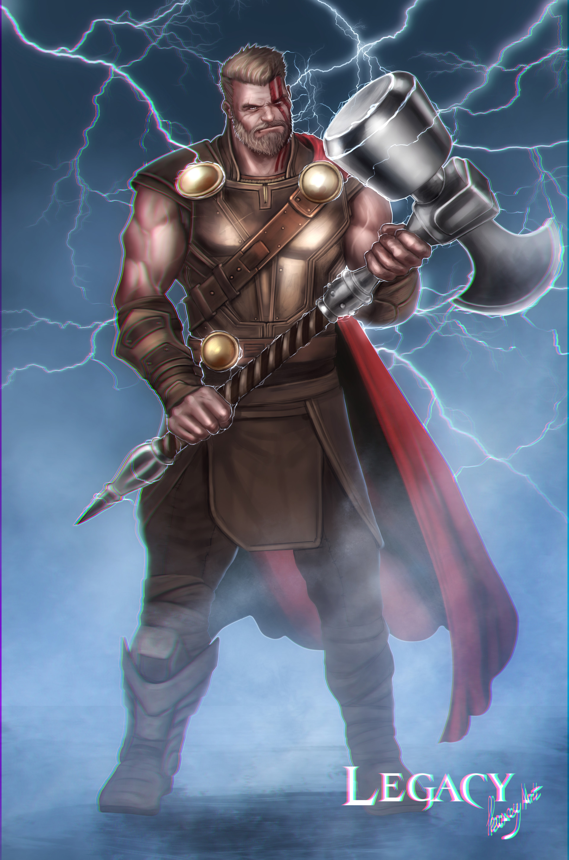 ArtStation - Thor - Fan-art Ragnarok