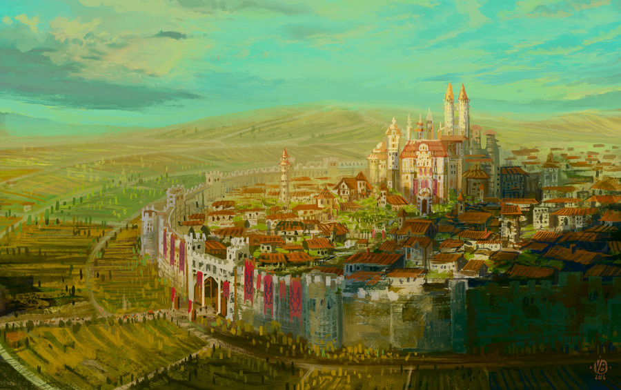 Artstation Xorveil Cities Valentina Baric