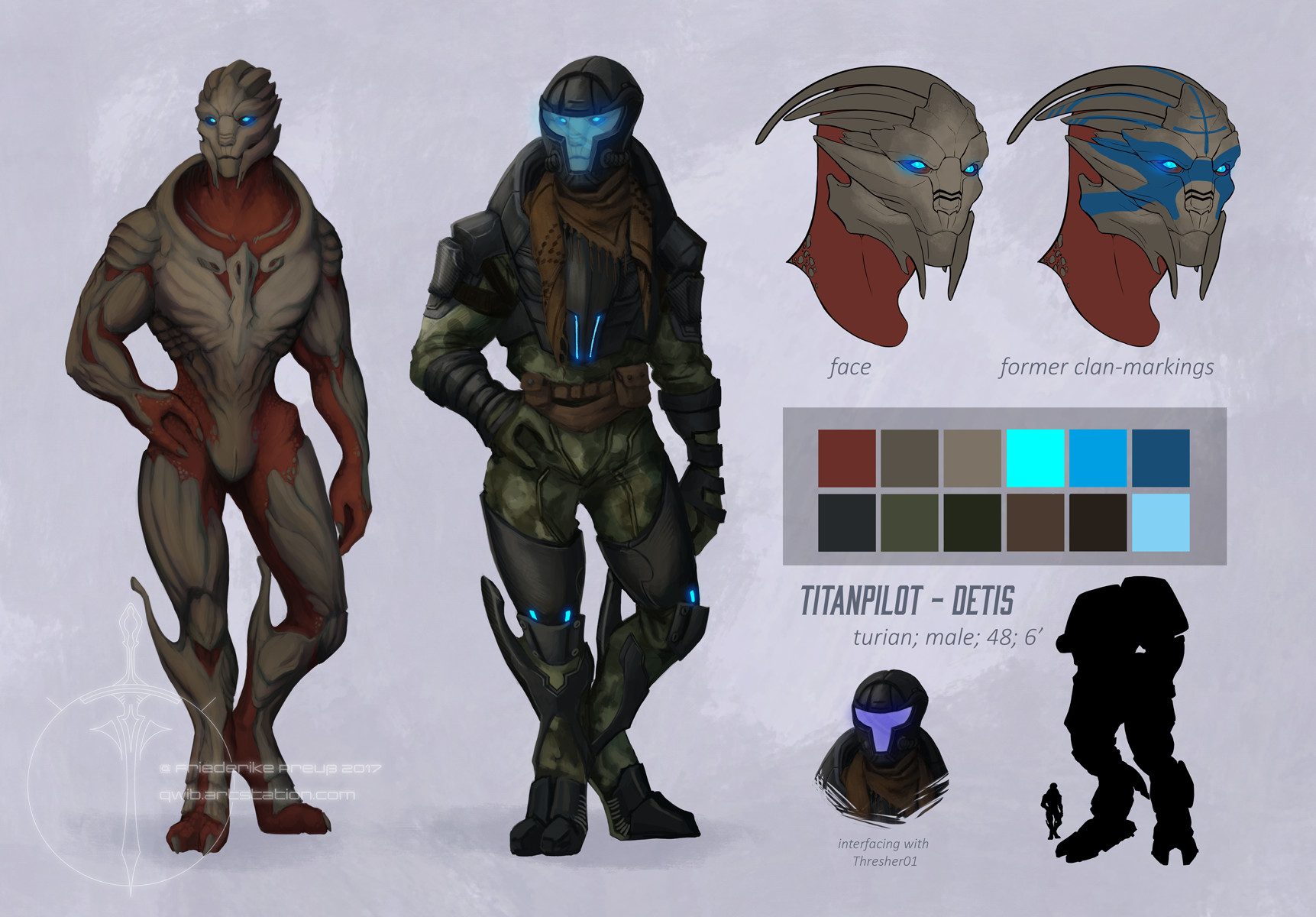 Artstation Mass Effect Titanfall Crossover Turian