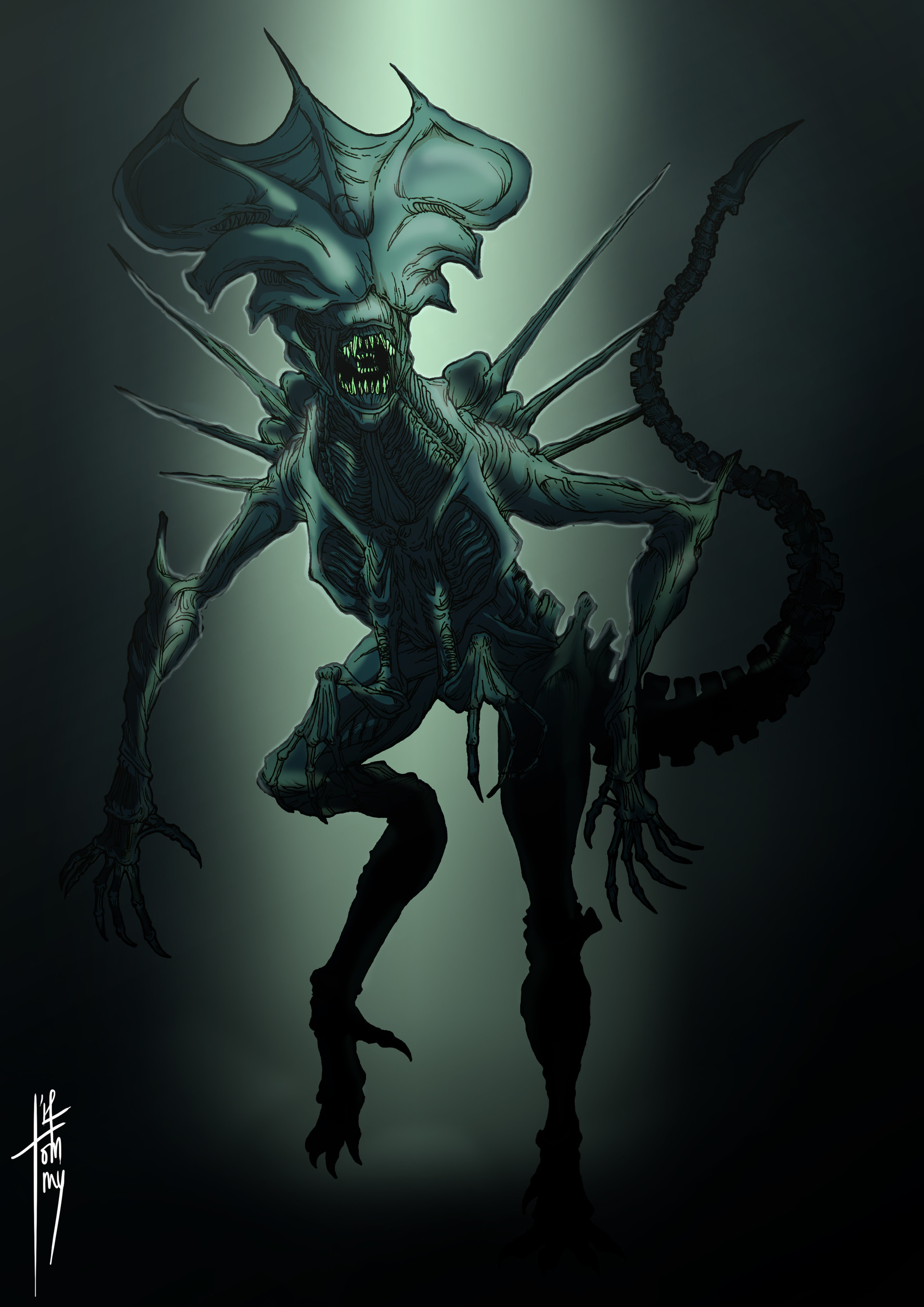 Artstation Alien Queen Tommy Antonio Steven